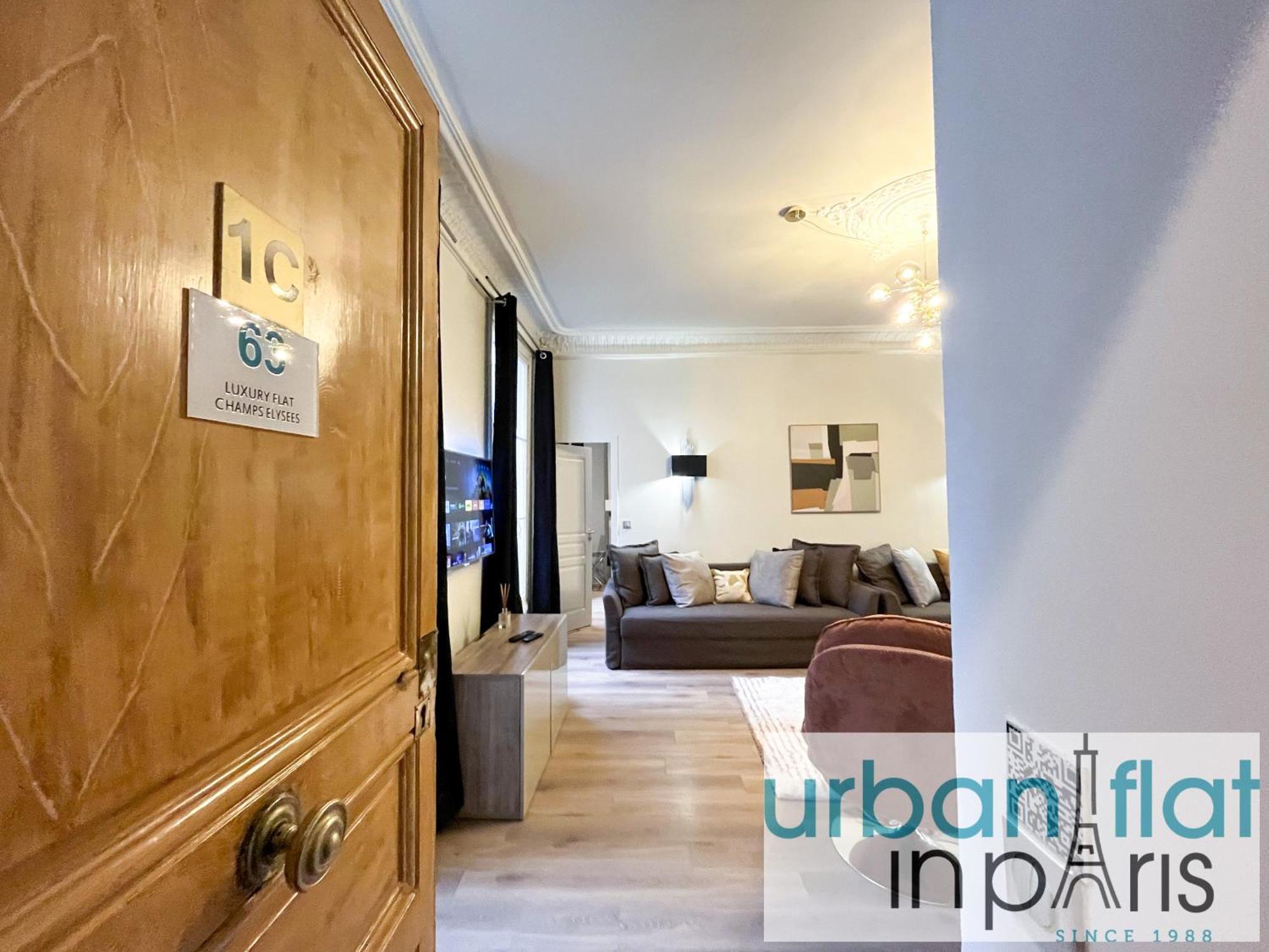 Urban Flat 63 - Beautiful 3 Bedroom Flat Champs-Elysees Paříž Exteriér fotografie